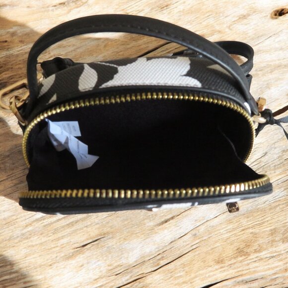 Kate Spade New York x Target Mini Crossbody Bag Flowers White on Black Bag, NWT - Picture 8 of 11